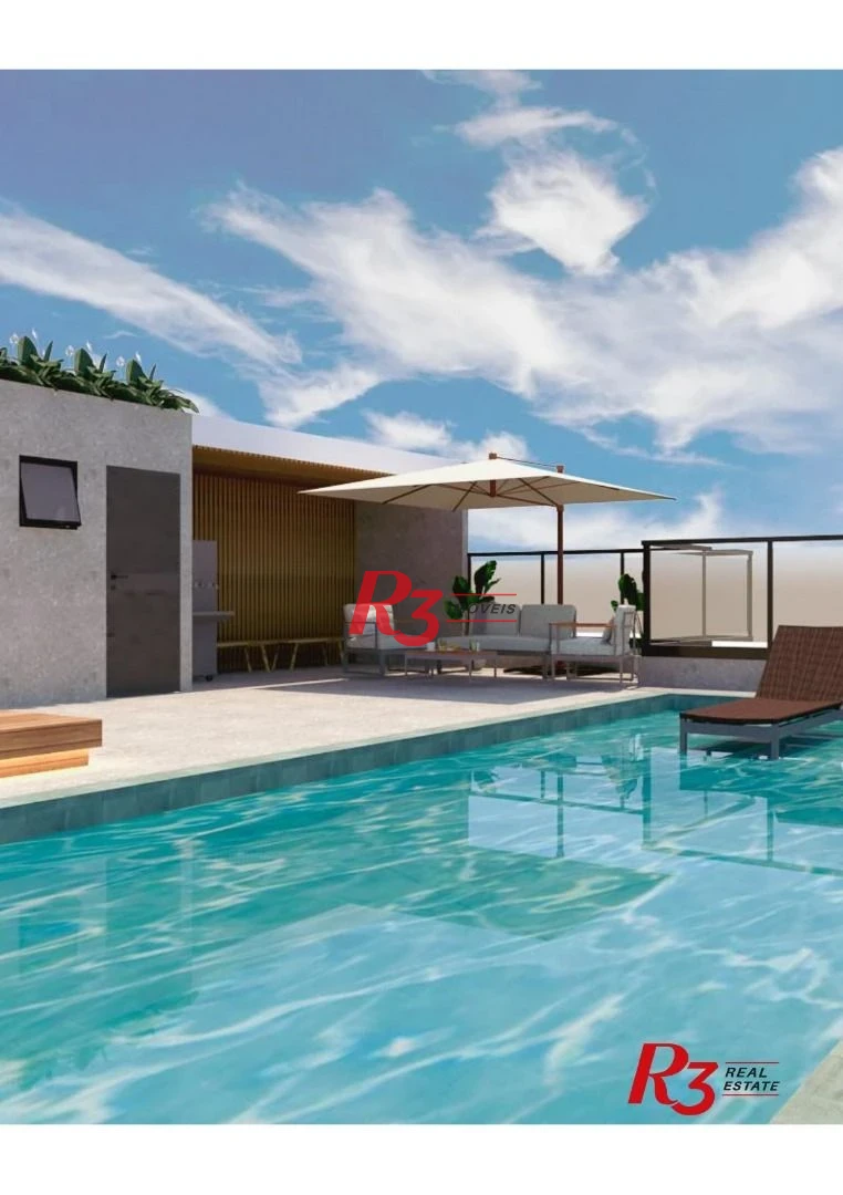 Apartamento com 2 dormitórios à venda, 70 m² por R$ 722.010,00 - José Menino - Santos/SP