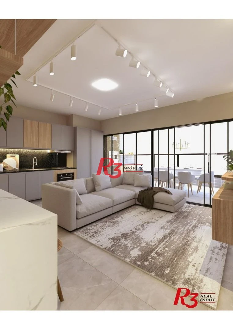 Apartamento com 2 dormitórios à venda, 70 m² por R$ 722.010,00 - José Menino - Santos/SP
