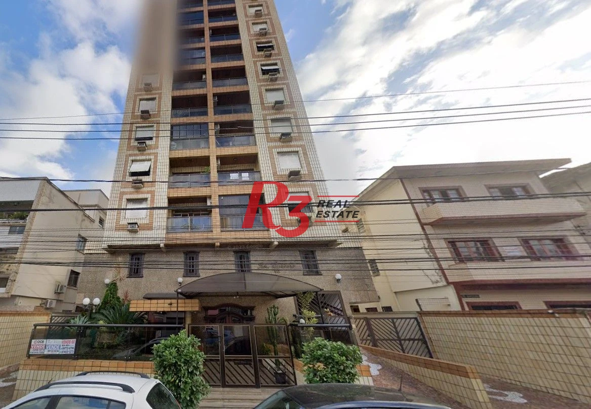 Apartamento com 3 dormitórios à venda, 114 m² por R$ 690.000,00 - Boqueirão - Santos/SP