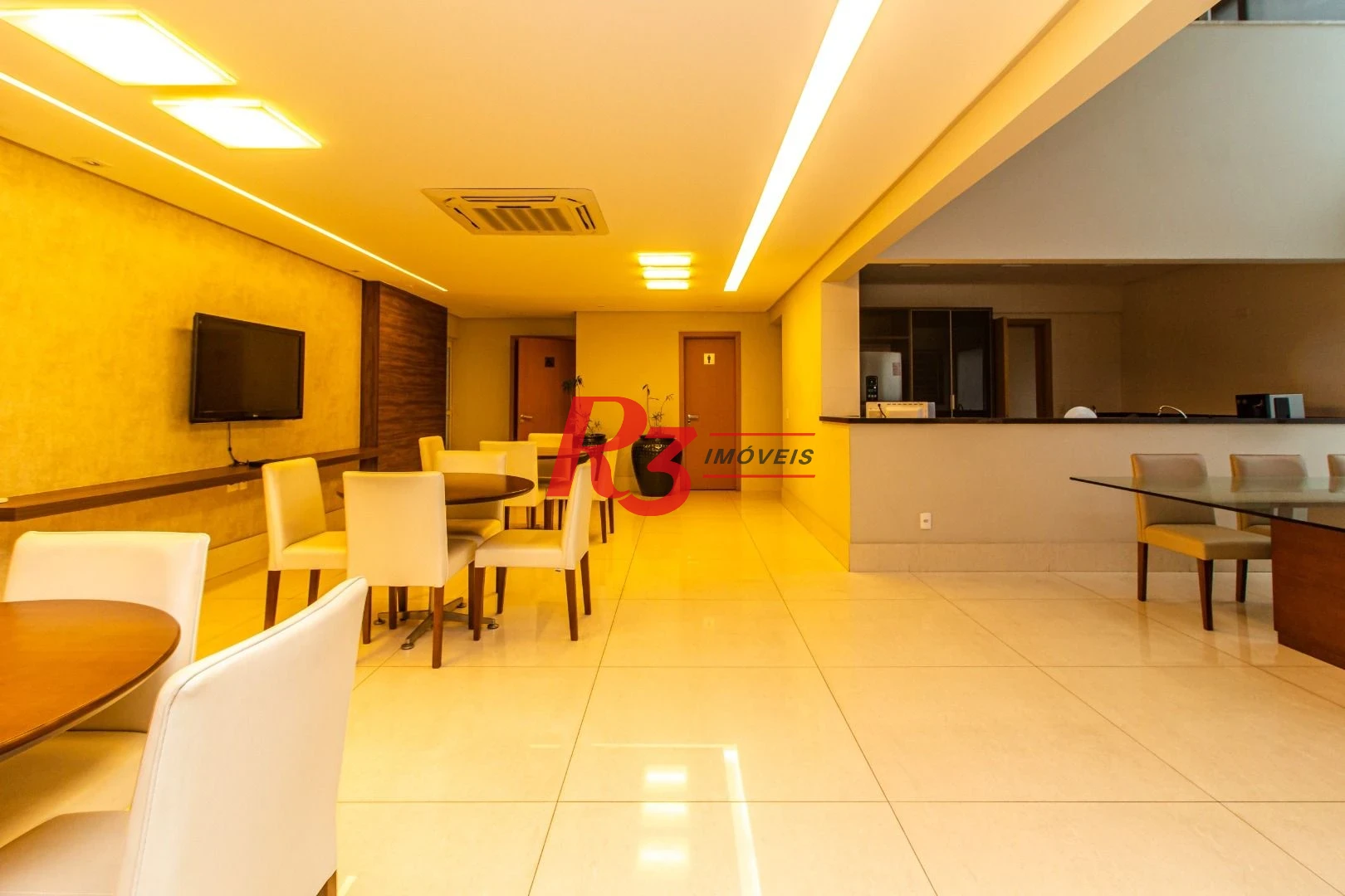 Apartamento com 3 dormitórios à venda, 171 m² por R$ 2.350.000,00 - Embaré - Santos/SP
