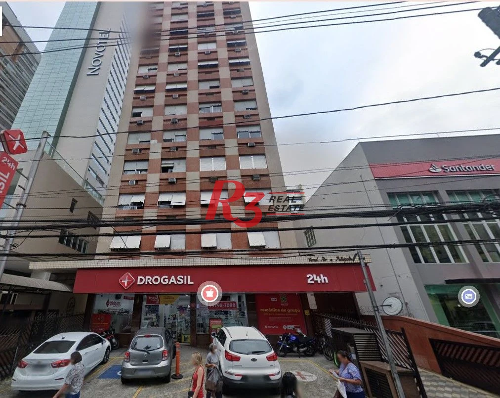 Apartamento com 3 dormitórios à venda, 102 m² por R$ 700.000,00 - Gonzaga - Santos/SP