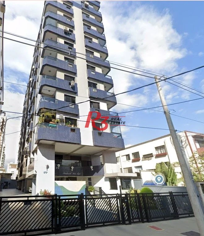 Apartamento com 2 dormitórios à venda, 75 m² por R$ 538.100,00 - Encruzilhada - Santos/SP