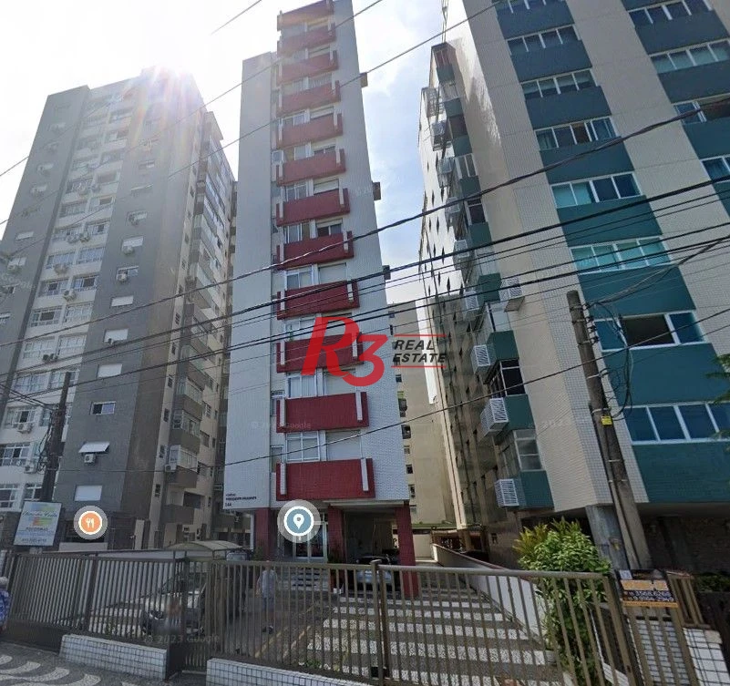 Apartamento com 1 dormitório à venda, 50 m² por R$ 415.000,00 - Ponta da Praia - Santos/SP