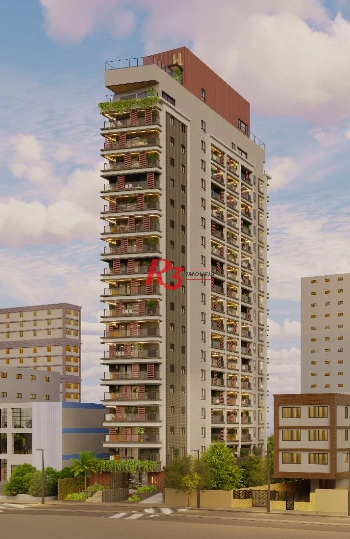 Apartamento Garden à venda, 42 m² por R$ 710.000,00 - Boqueirão - Santos/SP