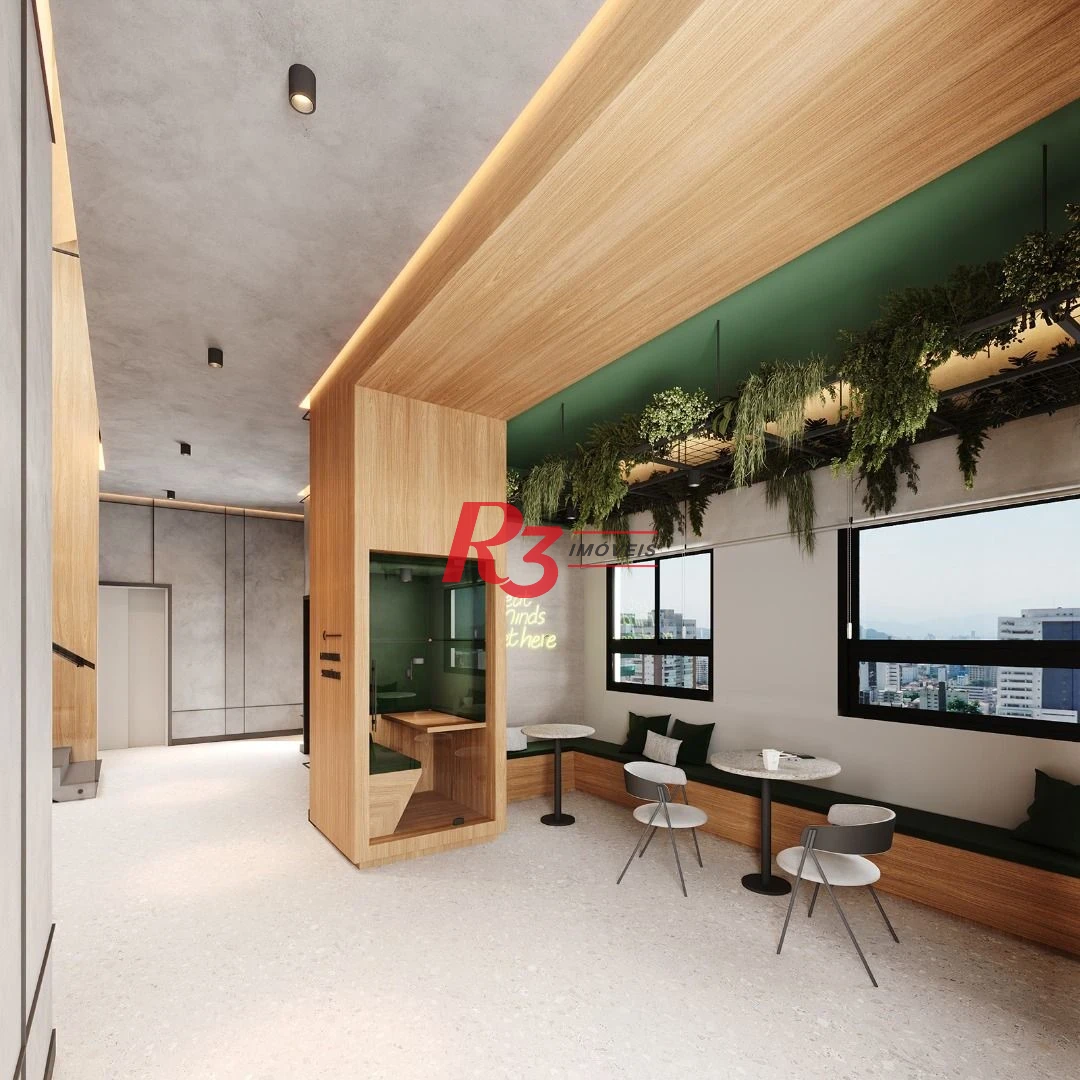 Apartamento Garden à venda, 42 m² por R$ 710.000,00 - Boqueirão - Santos/SP
