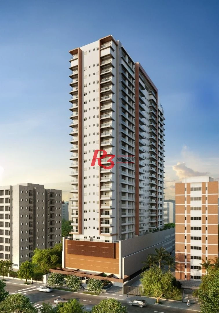 Apartamento com 2 dormitórios à venda, 96 m² por R$ 1.500.000,00 - Embaré - Santos/SP