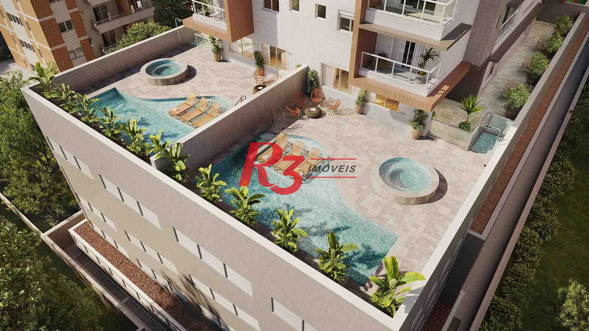 Apartamento com 2 dormitórios à venda, 96 m² por R$ 1.500.000,00 - Embaré - Santos/SP