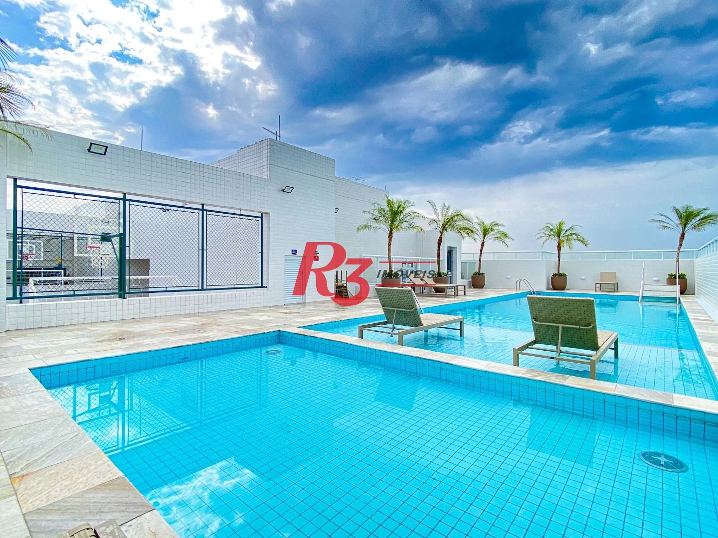 Apartamento com 2 dormitórios para alugar, 69 m² por R$ 5.500,02/mês - Boqueirão - Santos/SP