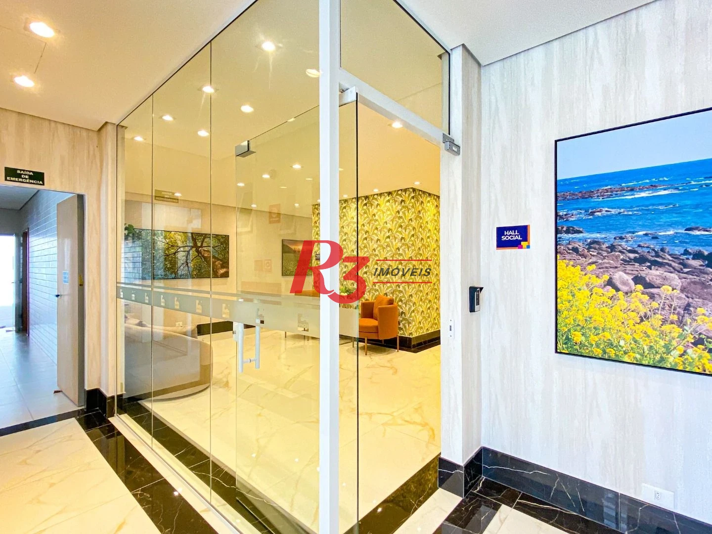 Apartamento com 2 dormitórios para alugar, 69 m² por R$ 5.500,02/mês - Boqueirão - Santos/SP