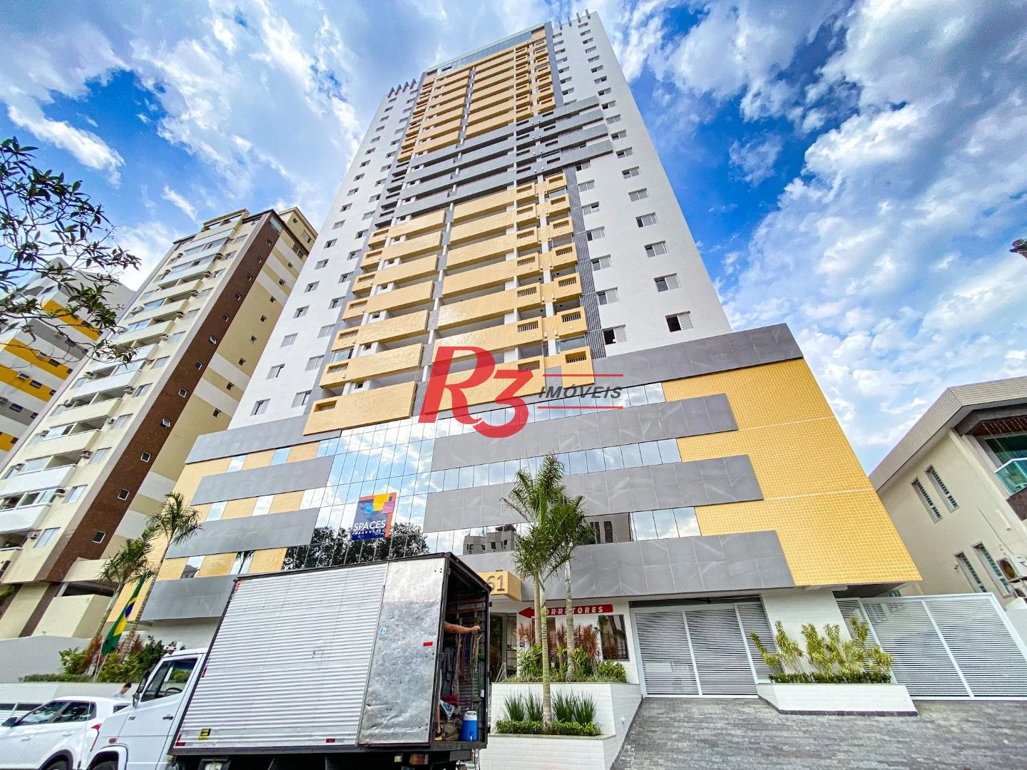 Apartamento com 2 dormitórios para alugar, 69 m² por R$ 5.500,02/mês - Boqueirão - Santos/SP