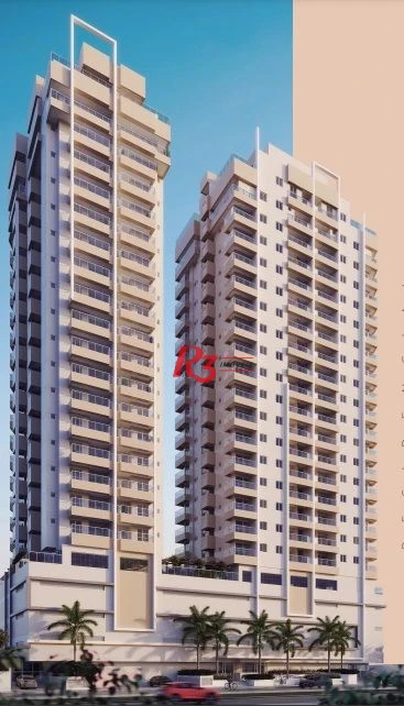 Apartamento à venda, 86 m² por R$ 983.981,25 - Gonzaga - Santos/SP