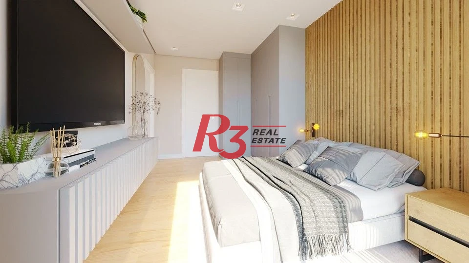 Apartamento à venda, 37 m² por R$ 388.000,00 - Macuco - Santos/SP