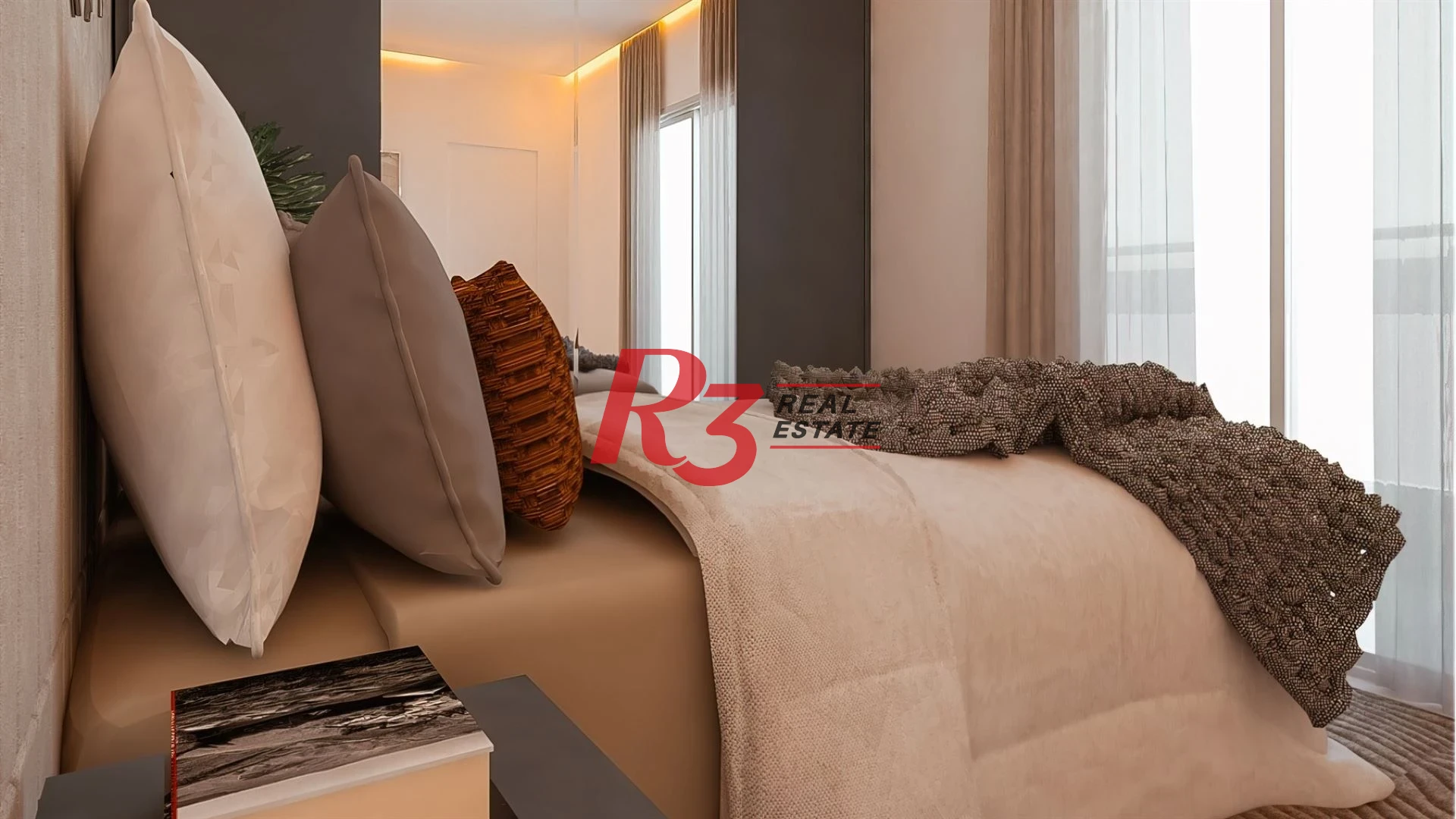 Apartamento à venda, 37 m² por R$ 388.000,00 - Macuco - Santos/SP