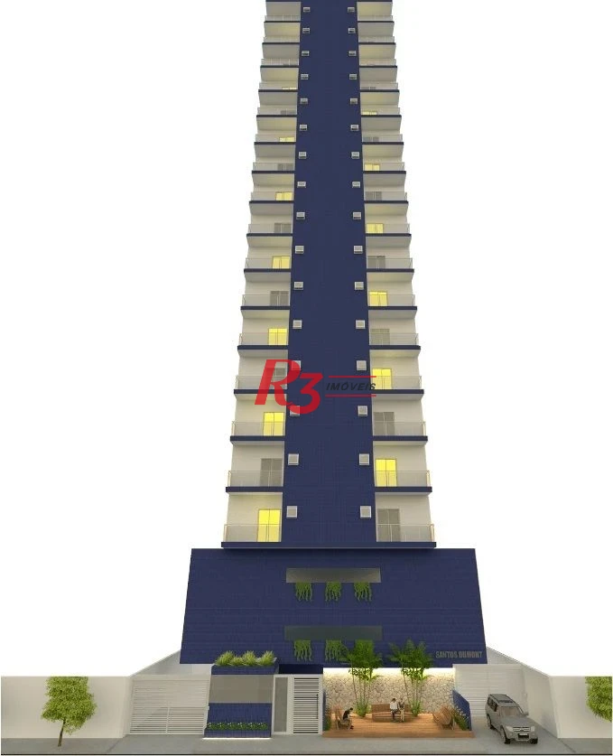 Apartamento com 2 dormitórios à venda, 59 m² por R$ 574.000,00 - Macuco - Santos/SP