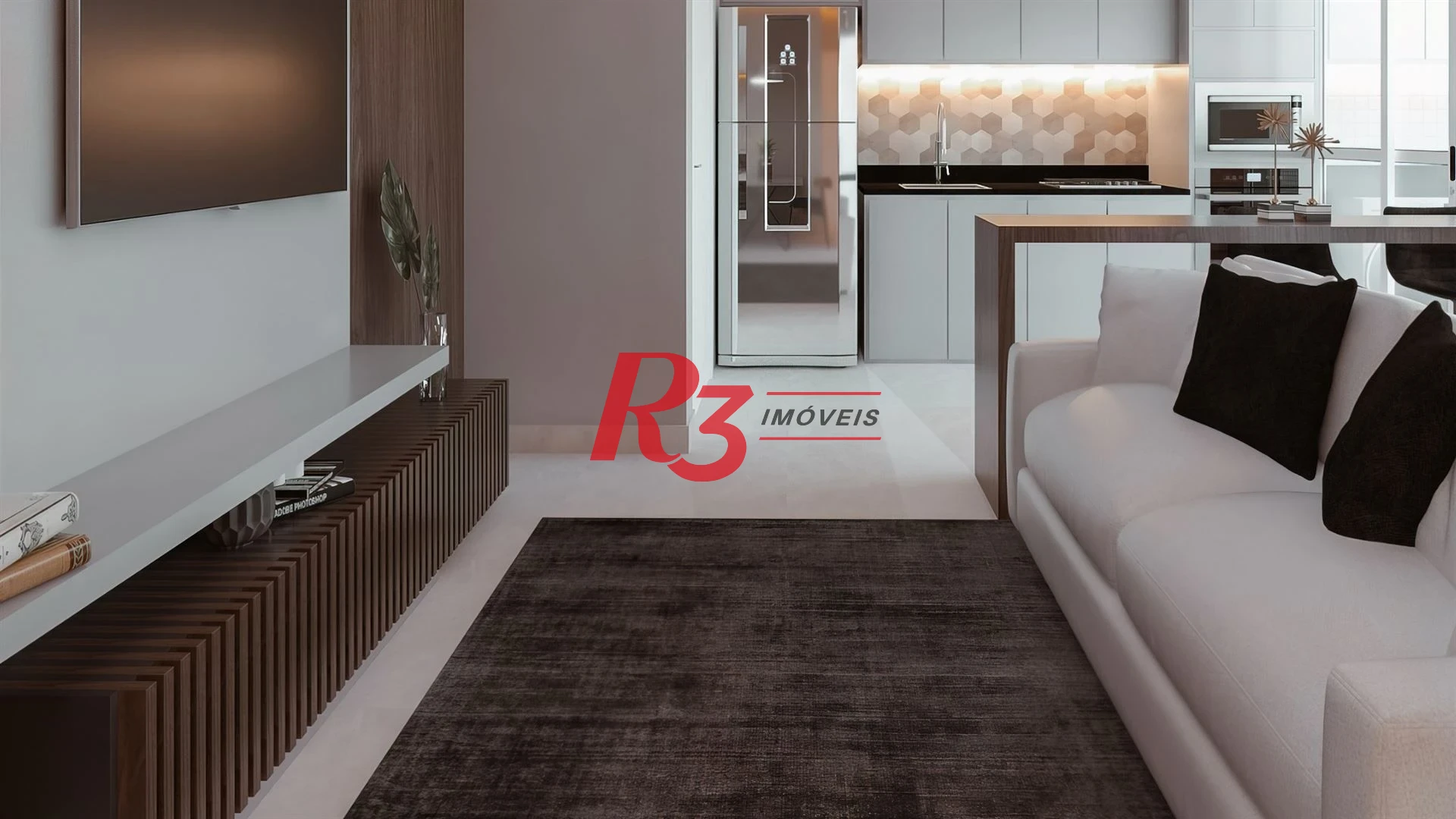 Apartamento com 2 dormitórios à venda, 59 m² por R$ 574.000,00 - Macuco - Santos/SP