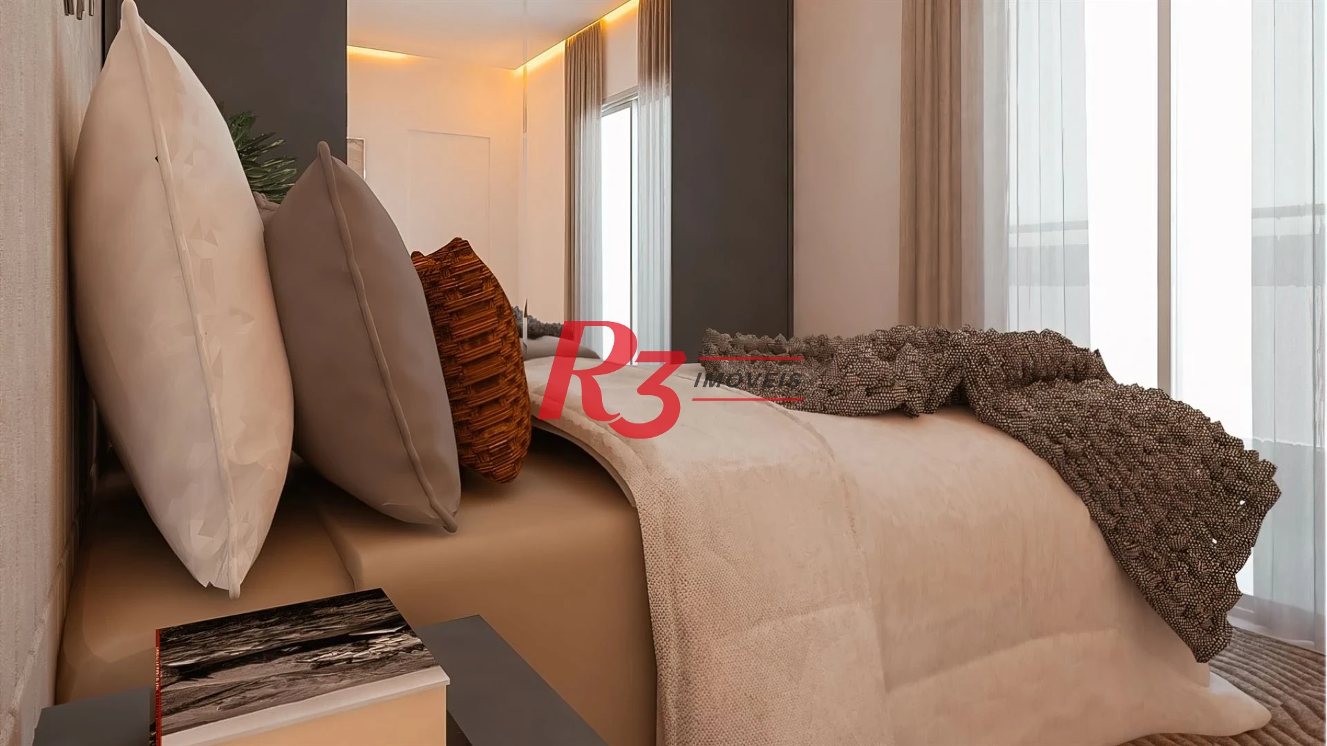 Apartamento com 2 dormitórios à venda, 59 m² por R$ 574.000,00 - Macuco - Santos/SP