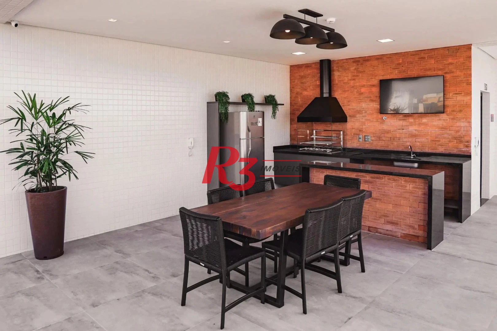 Apartamento com 1 dormitório para alugar, 47 m² por R$ 5.500,00/mês - Embaré - Santos/SP