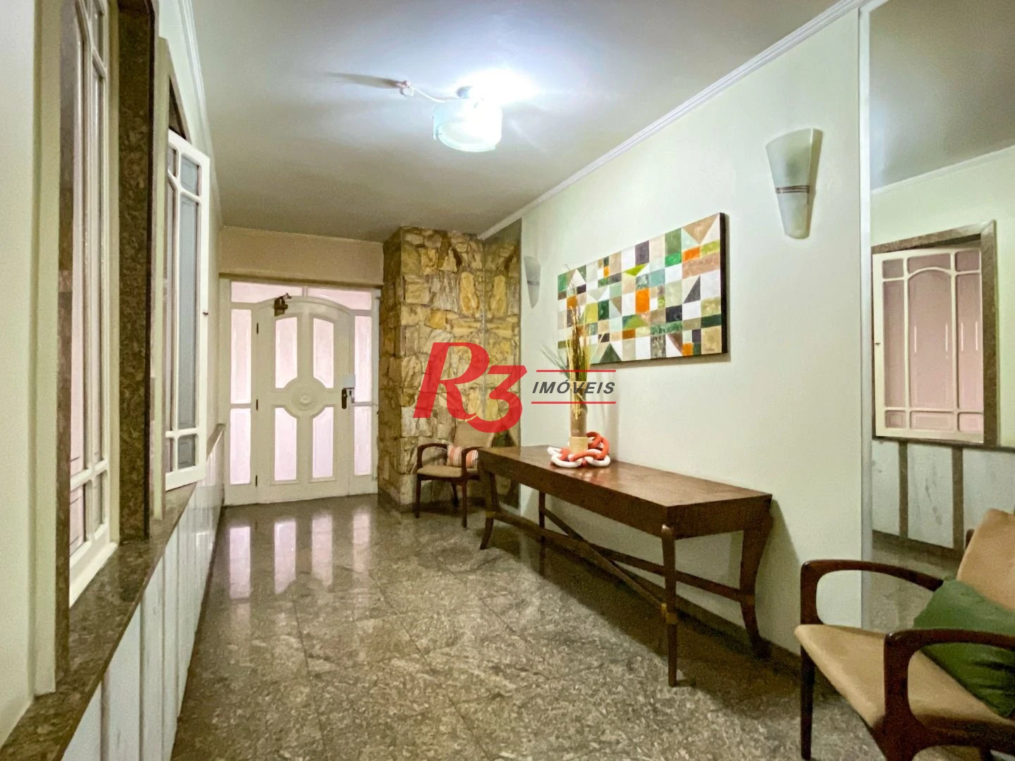 Apartamento com 3 dormitórios para alugar, 121 m² por R$ 5.600,00/mês - Gonzaga - Santos/SP