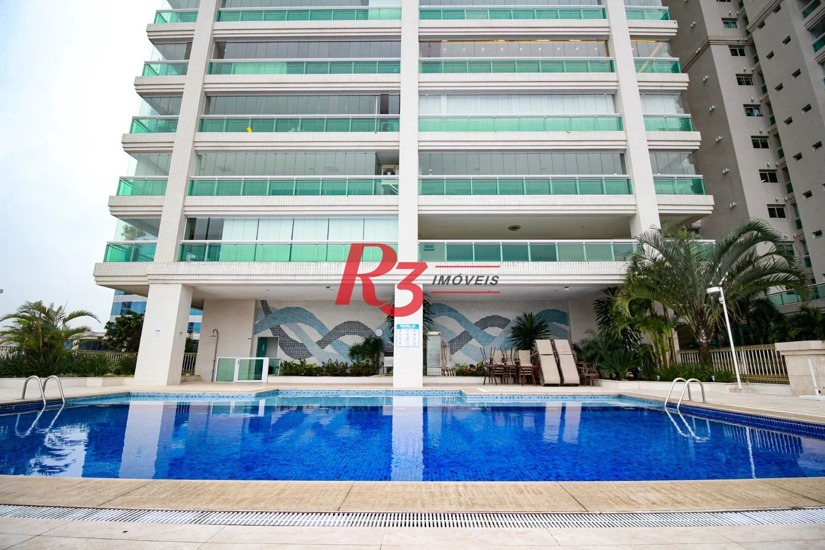 Apartamento com 2 dormitórios para alugar, 128 m² por R$ 14.000,01/mês - Aparecida - Santos/SP