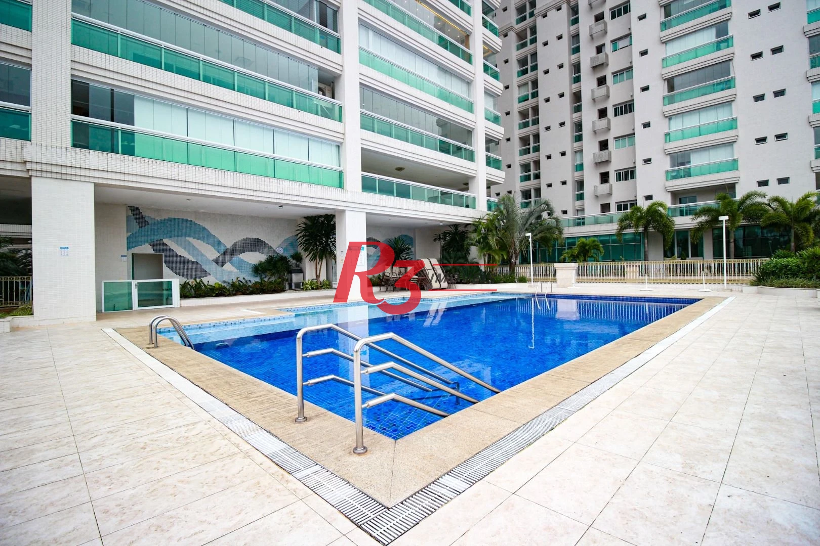 Apartamento com 2 dormitórios para alugar, 128 m² por R$ 14.000,01/mês - Aparecida - Santos/SP