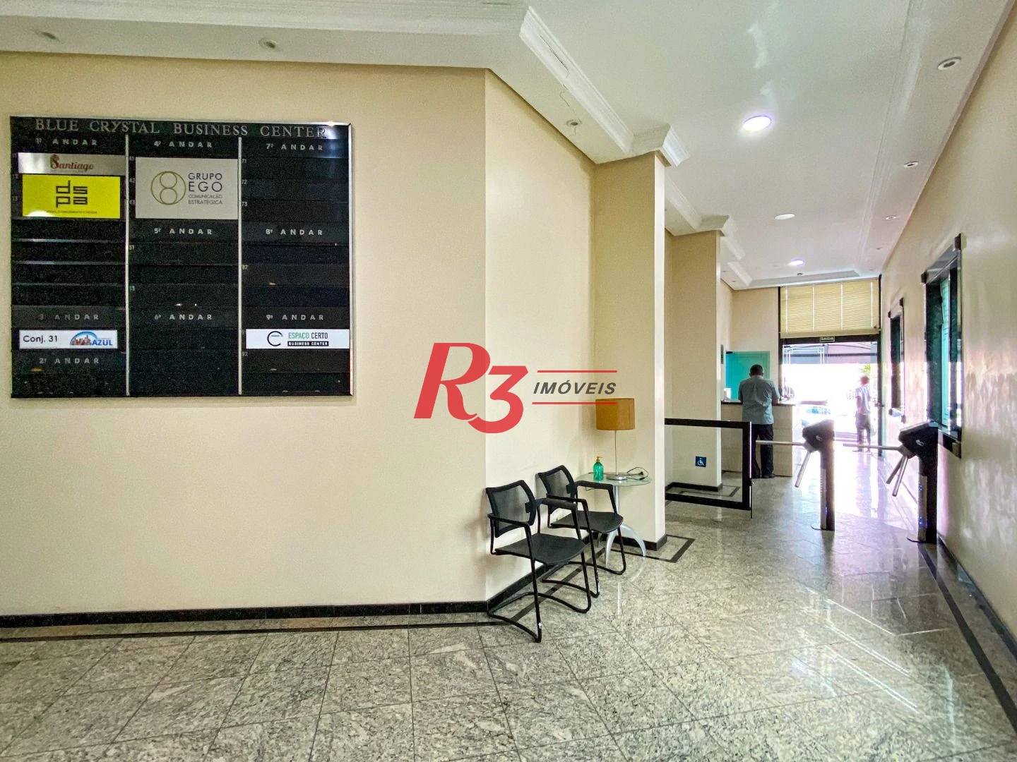 Sala para alugar, 115 m² por R$ 4.500,02/mês - Vila Mathias - Santos/SP