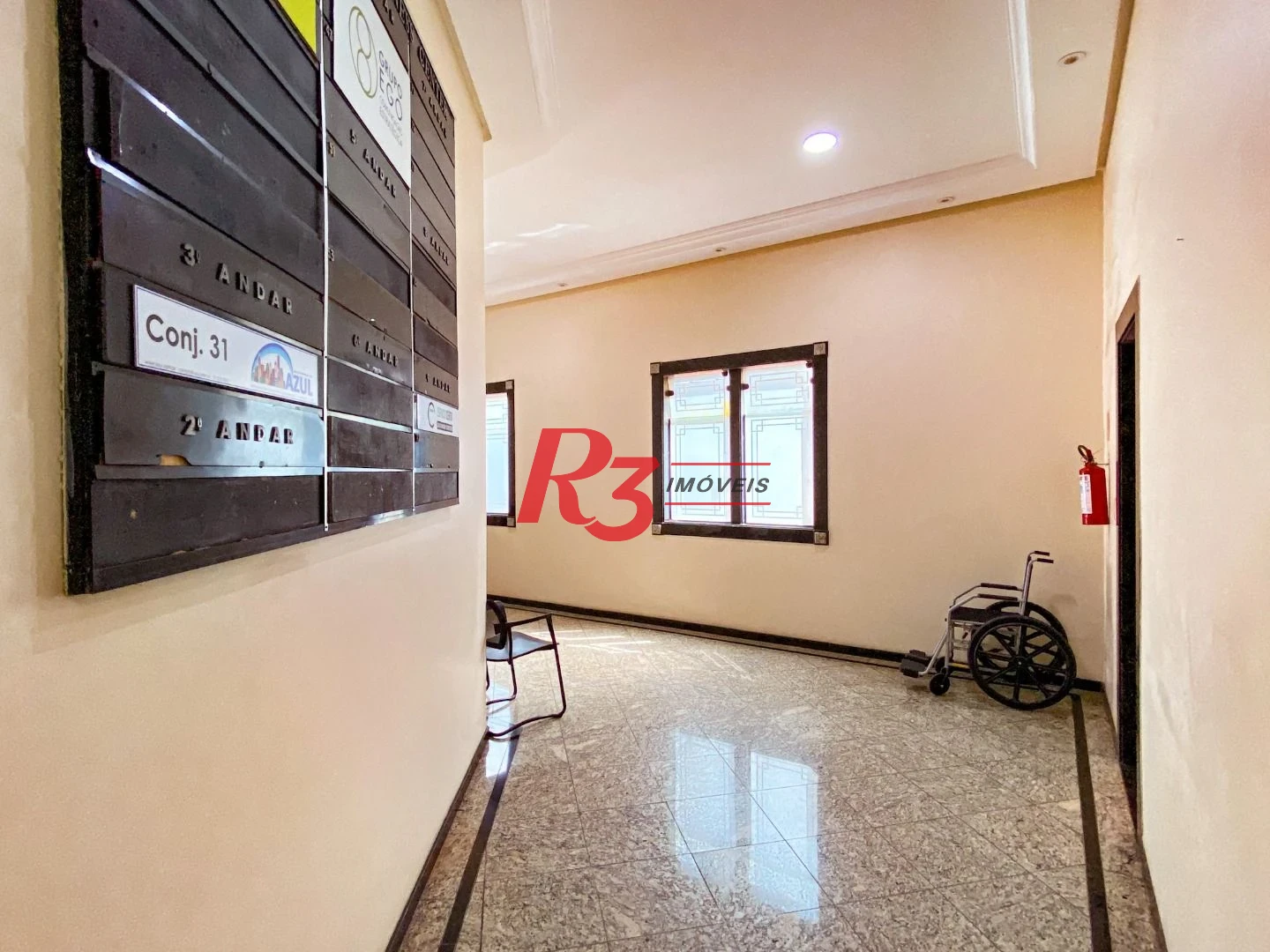 Sala para alugar, 115 m² por R$ 4.500,02/mês - Vila Mathias - Santos/SP