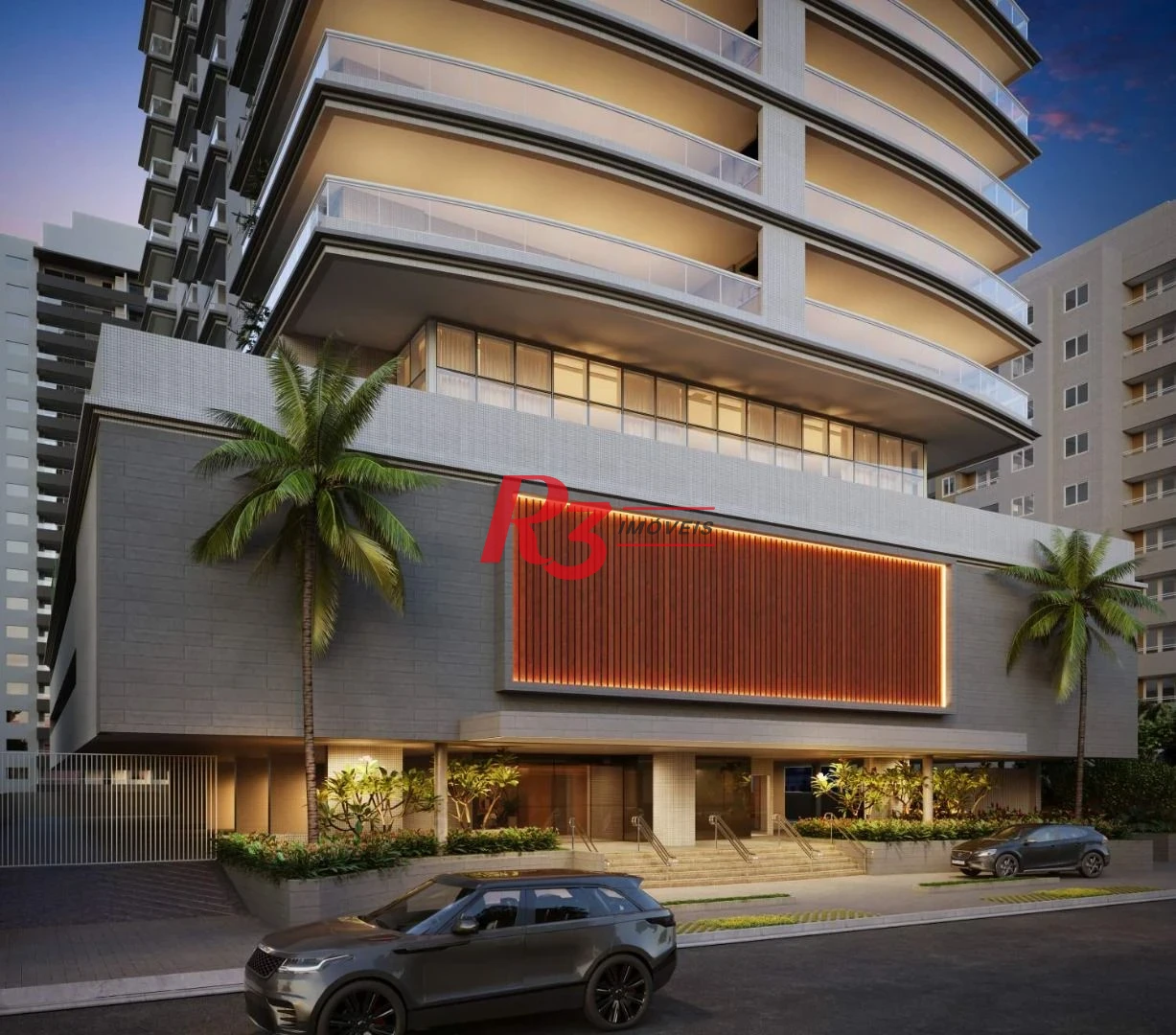 Apartamento à venda, 178 m² por R$ 2.557.429,76 - Boqueirão - Santos/SP