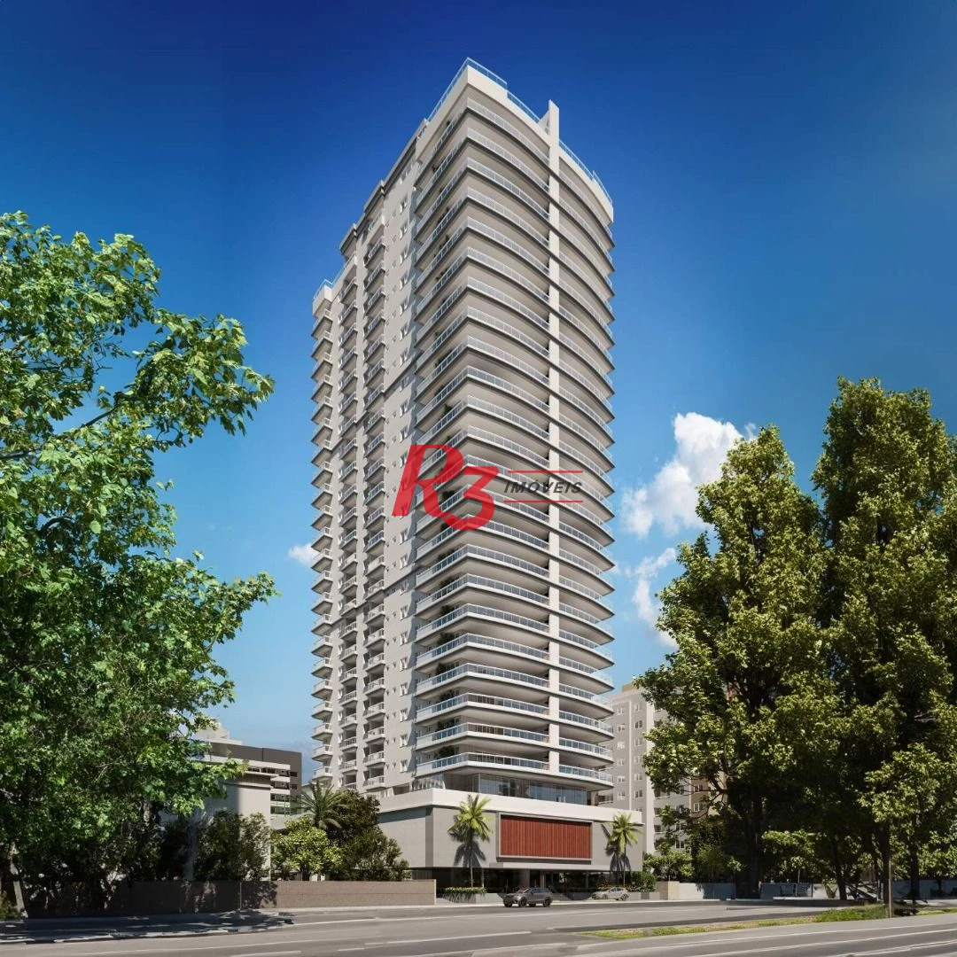 Apartamento à venda, 178 m² por R$ 2.557.429,76 - Boqueirão - Santos/SP