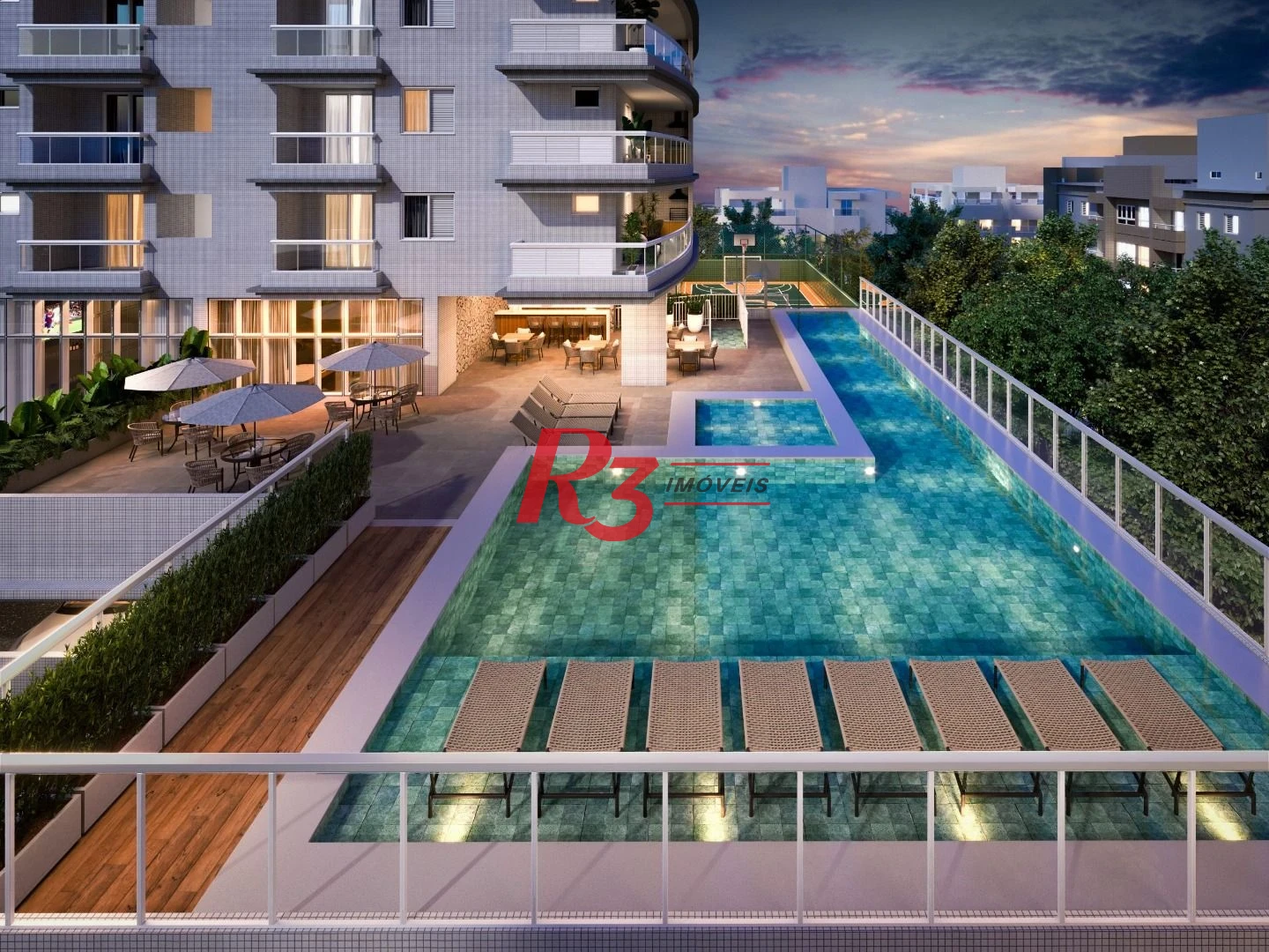 Apartamento à venda, 178 m² por R$ 2.557.429,76 - Boqueirão - Santos/SP