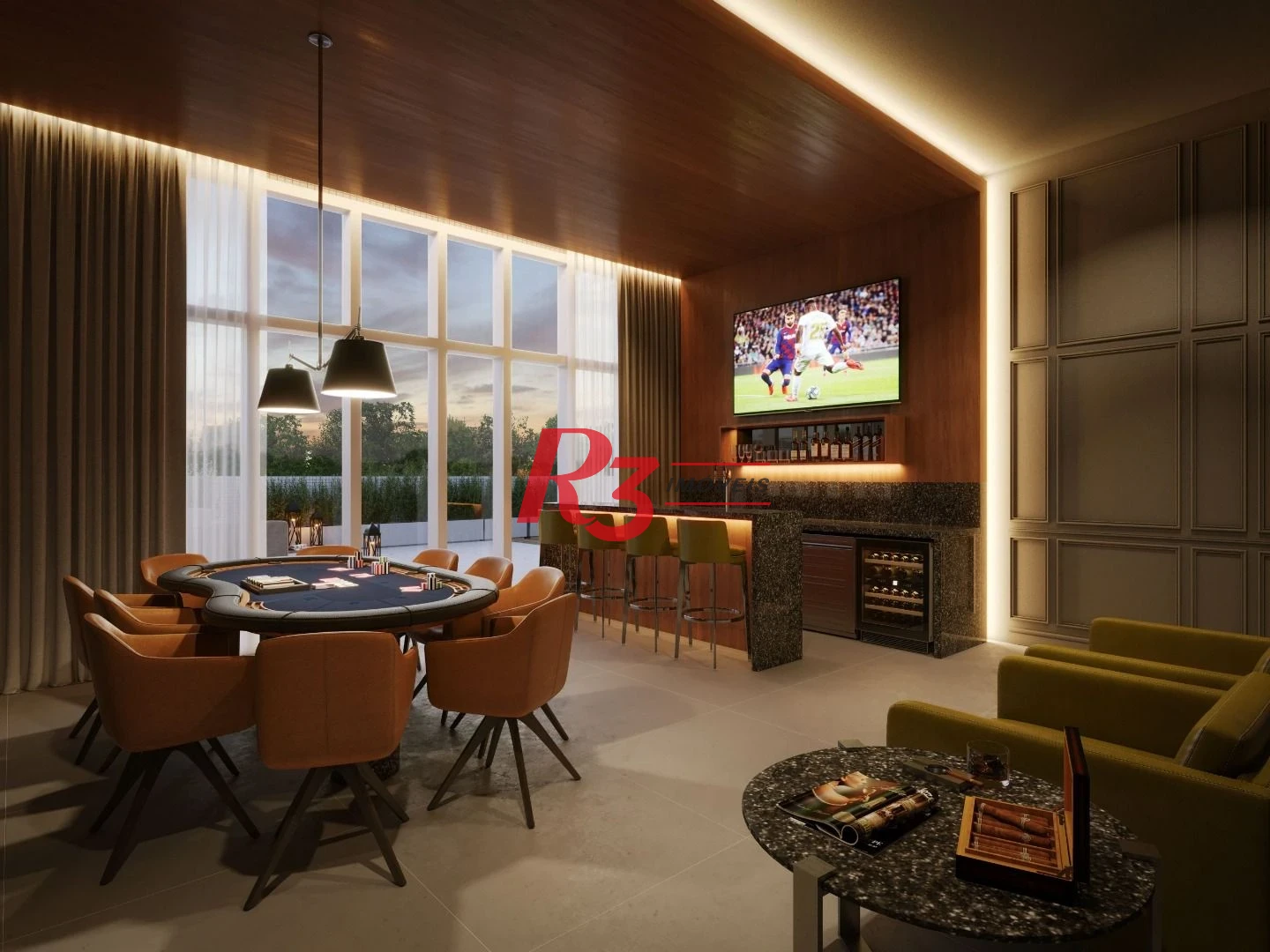 Apartamento à venda, 178 m² por R$ 2.557.429,76 - Boqueirão - Santos/SP