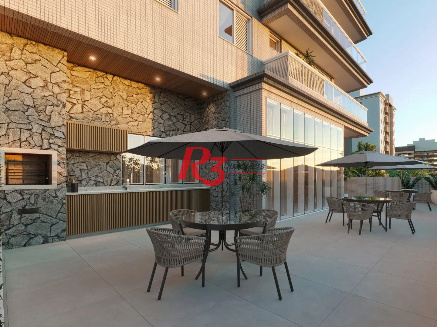 Apartamento à venda, 178 m² por R$ 2.557.429,76 - Boqueirão - Santos/SP