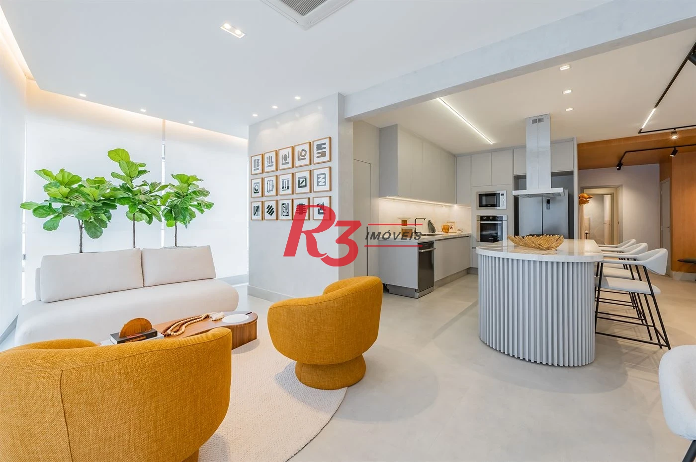 Apartamento à venda, 178 m² por R$ 2.557.429,76 - Boqueirão - Santos/SP
