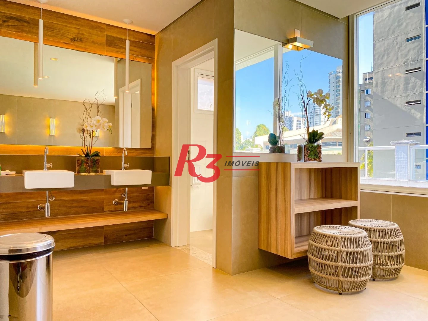 Apartamento à venda, 164 m² por R$ 3.250.000,00 - Aparecida - Santos/SP