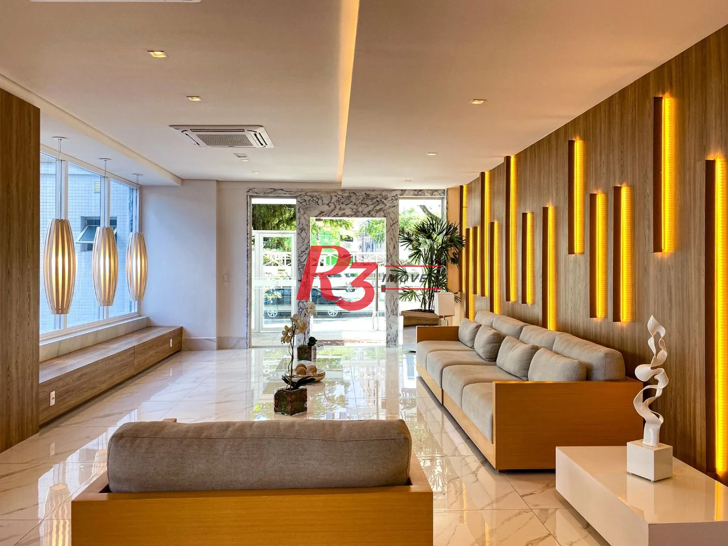 Apartamento à venda, 164 m² por R$ 3.250.000,00 - Aparecida - Santos/SP