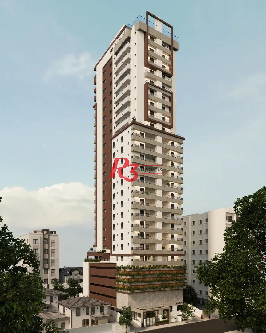 Apartamento à venda, 107 m² por R$ 1.430.000,00 - Boqueirão - Santos/SP