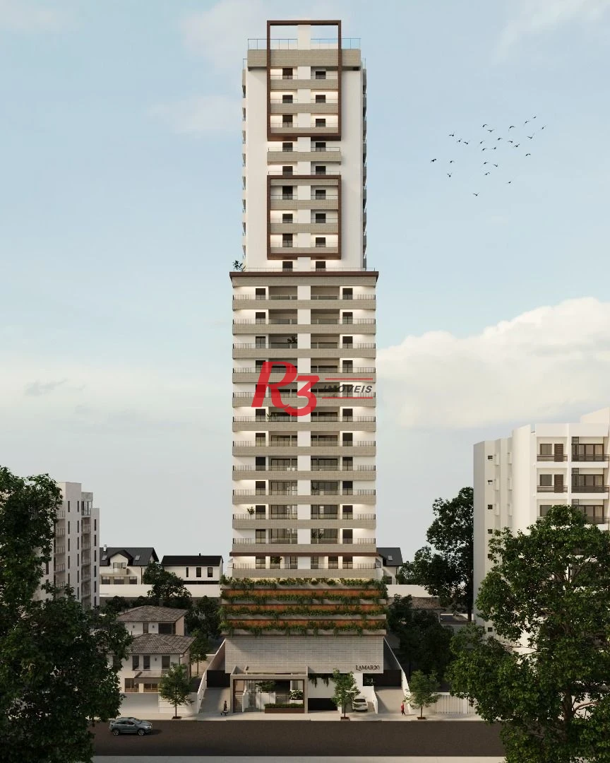 Apartamento à venda, 107 m² por R$ 1.430.000,00 - Boqueirão - Santos/SP