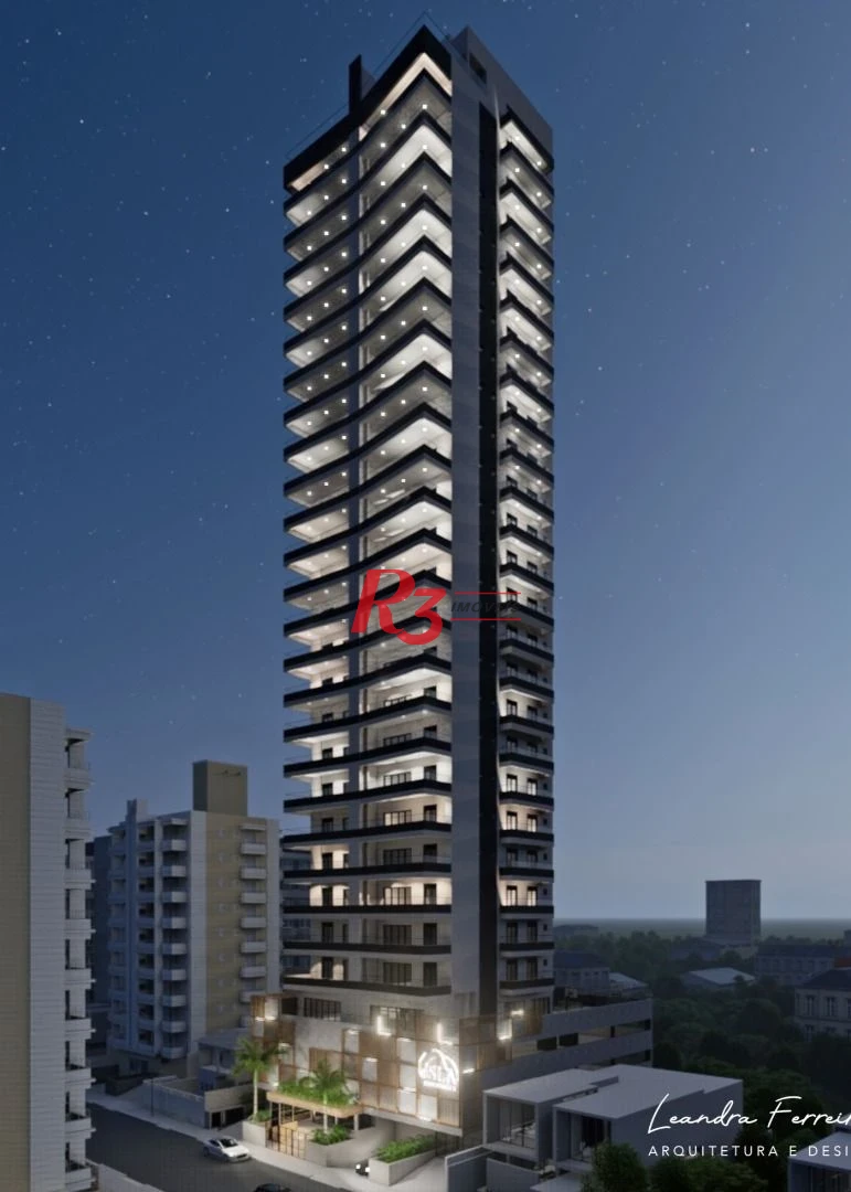 Apartamento à venda, 150 m² por R$ 2.321.439,75 - Aparecida - Santos/SP