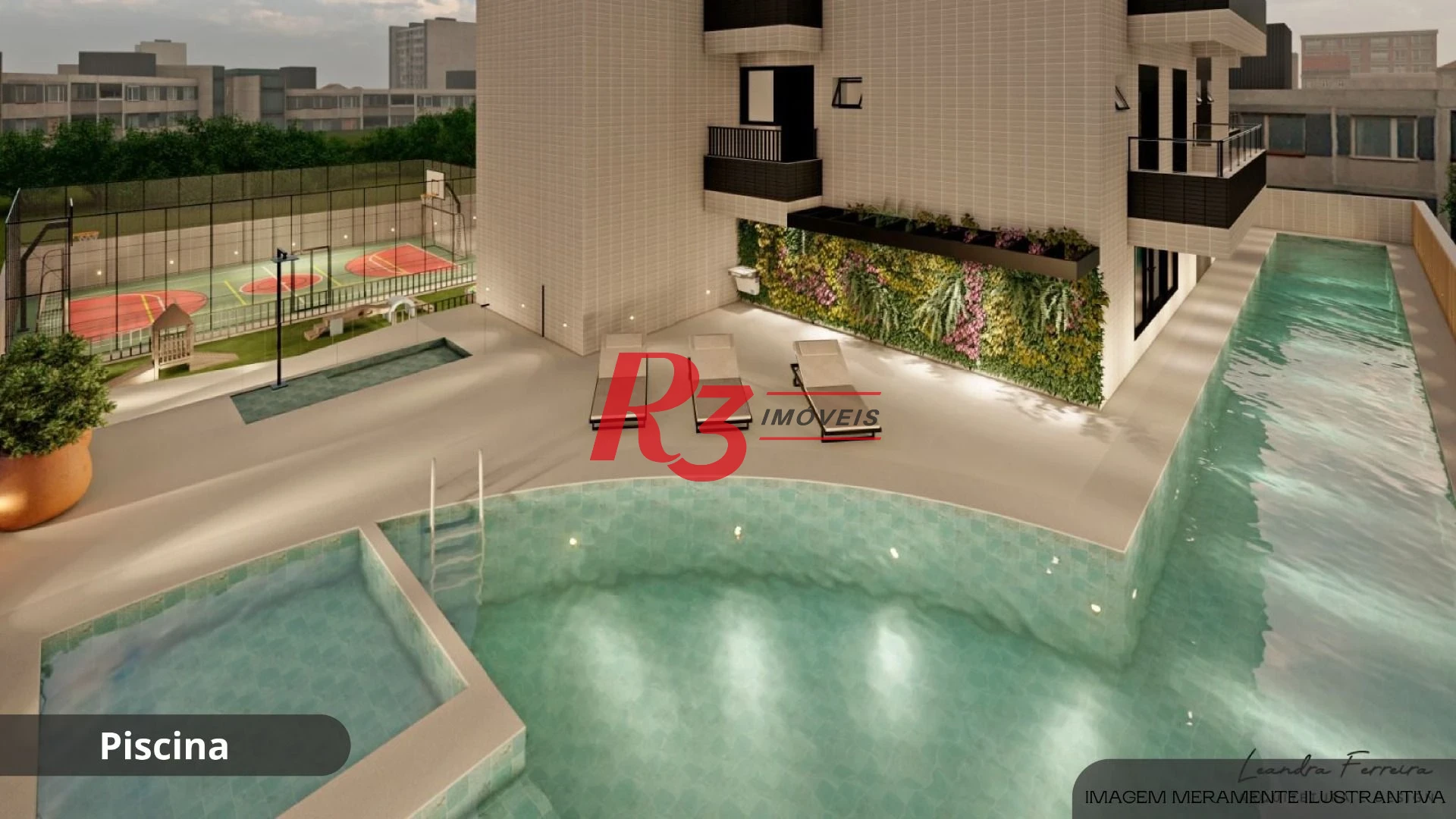 Apartamento à venda, 150 m² por R$ 2.510.637,09 - Aparecida - Santos/SP