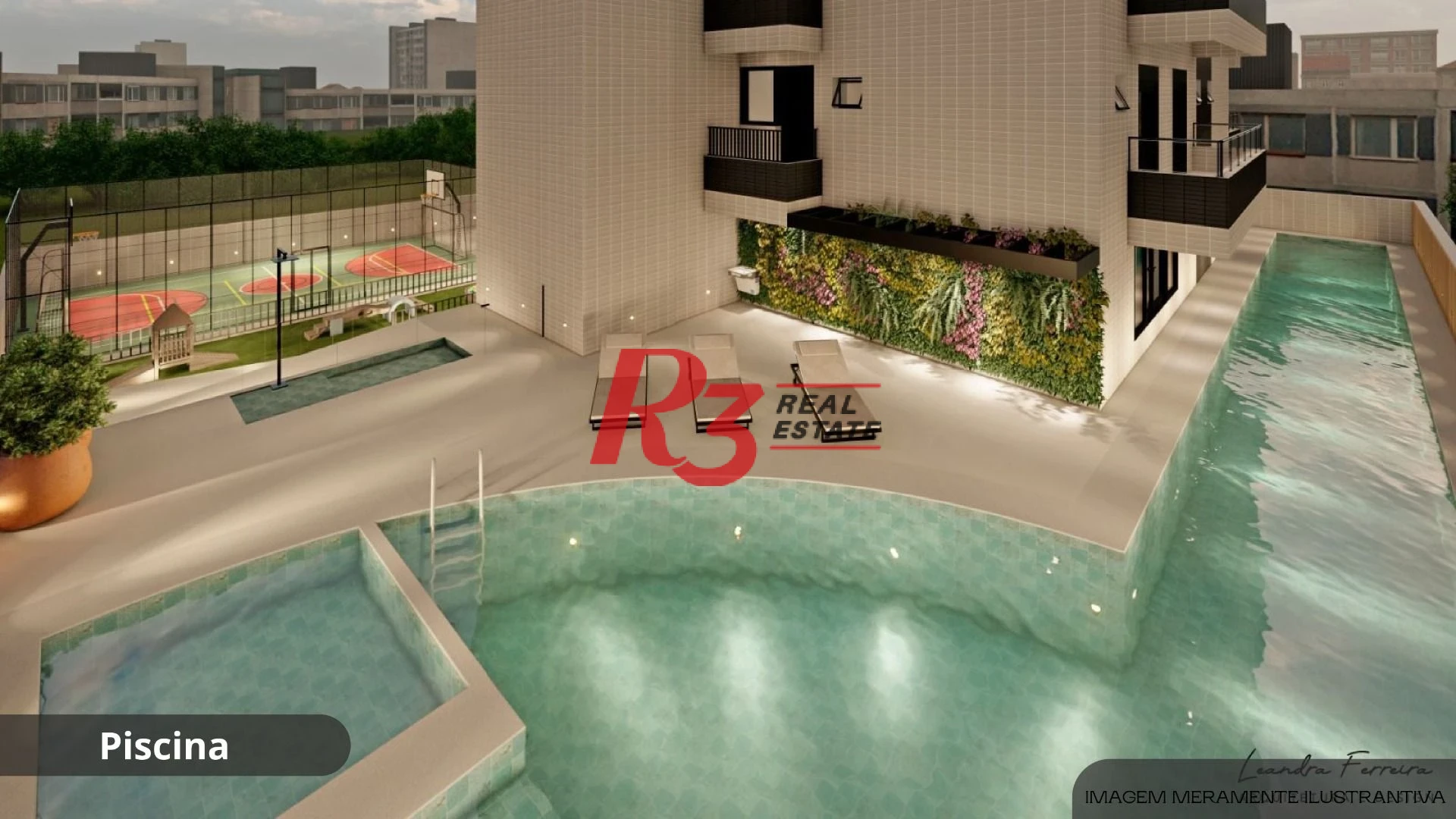 Apartamento à venda, 150 m² por R$ 2.321.439,75 - Aparecida - Santos/SP