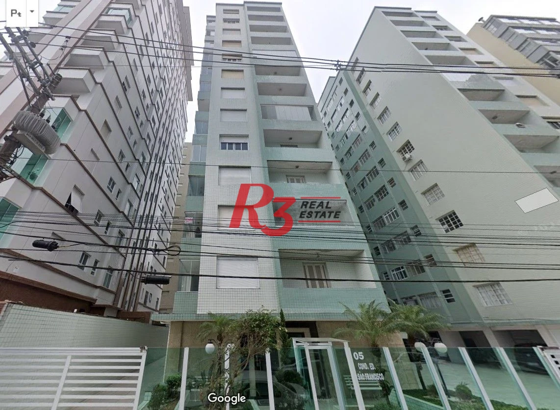 Apartamento com 1 dormitório para alugar, 65 m² por R$ 3.100,02 - José Menino - Santos/SP