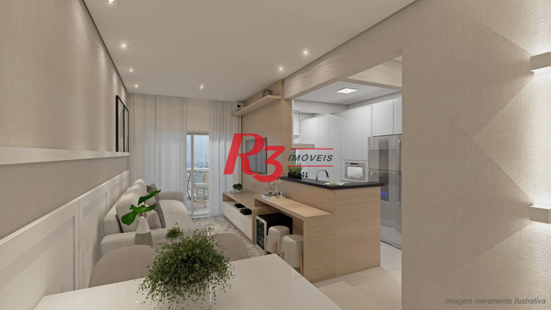 Apartamento à venda, 73 m² por R$ 850.000,00 - Ponta da Praia - Santos/SP