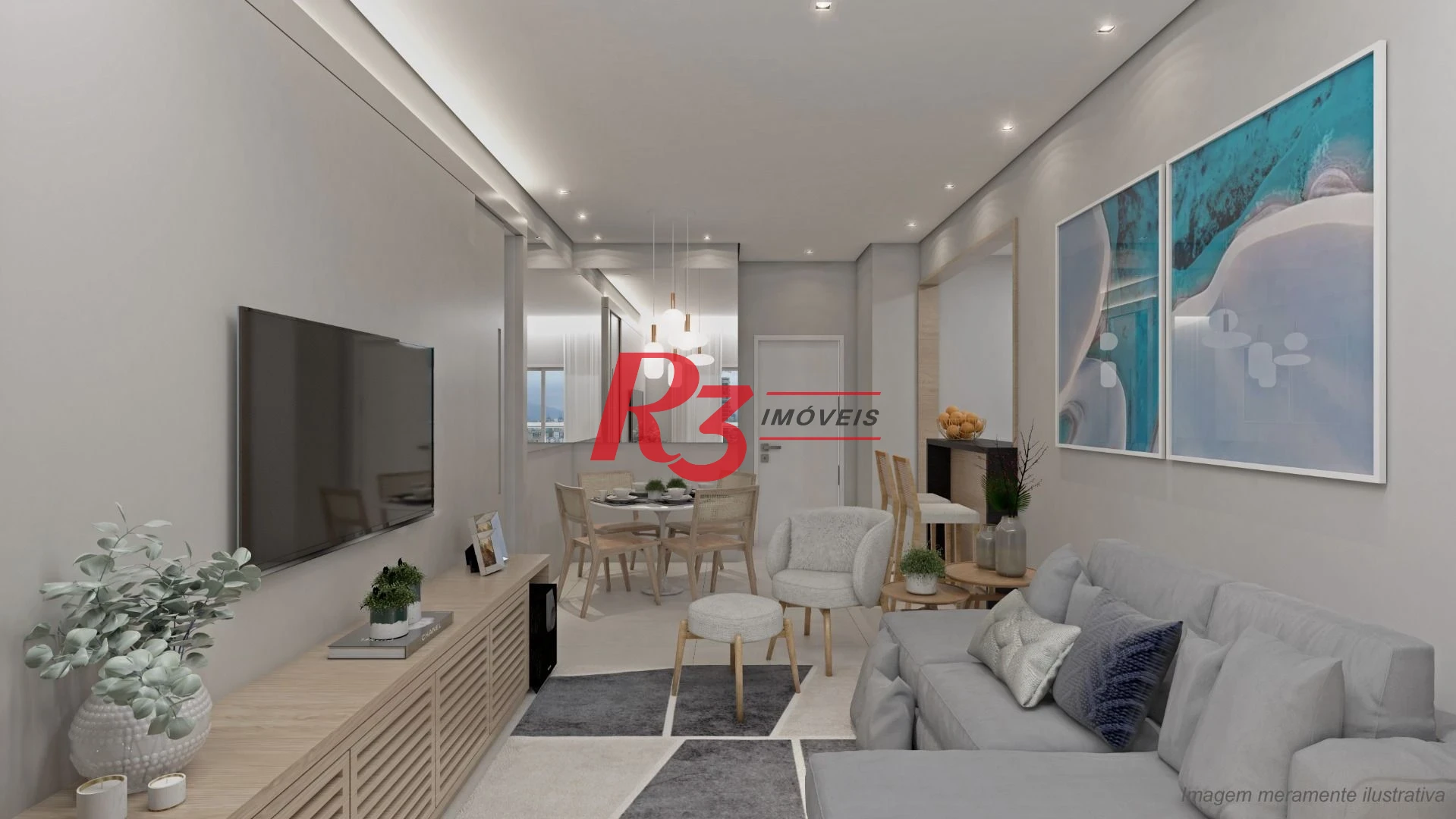 Apartamento à venda, 73 m² por R$ 850.000,00 - Ponta da Praia - Santos/SP