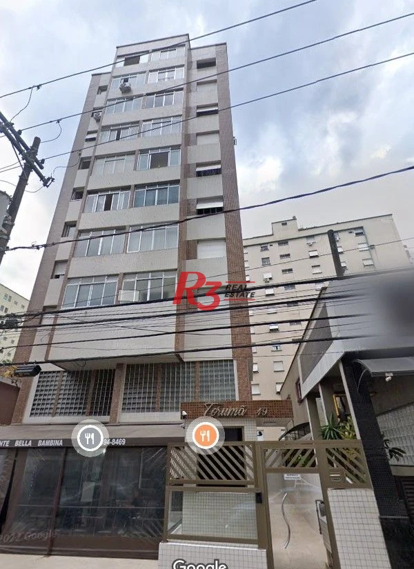 Apartamento com 1 dormitório à venda, 50 m² por R$ 340.000,00 - Embaré - Santos/SP