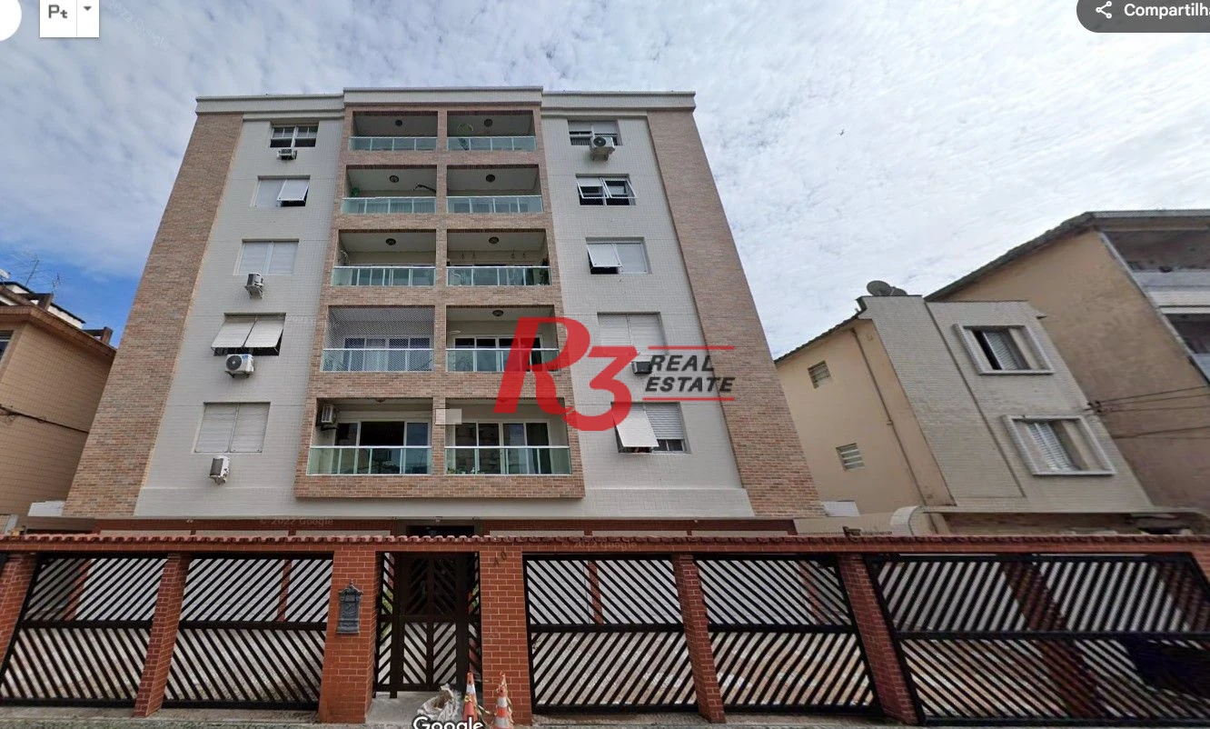 Apartamento com 1 dormitório à venda, 60 m² por R$ 380.000,00 - Gonzaga - Santos/SP