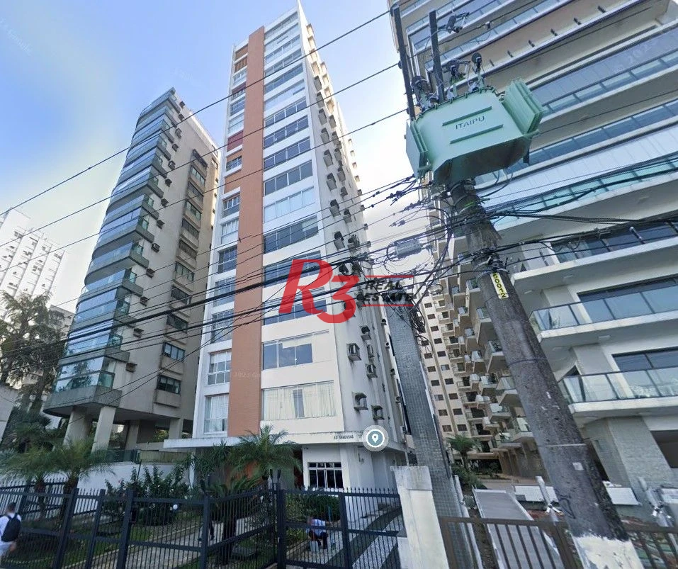 Apartamento com 3 dormitórios à venda, 260 m² por R$ 2.050.000,00 - Embaré - Santos/SP