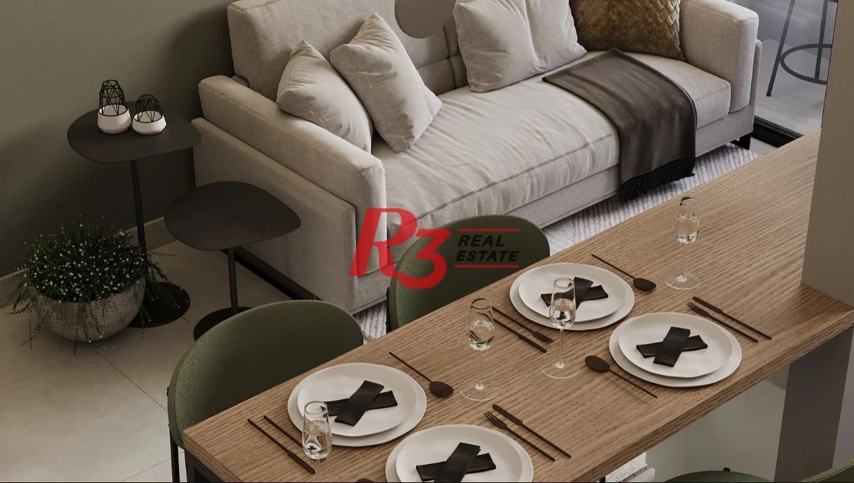 Apartamento com 1 dormitório à venda, 33 m² por R$ 290.000 - Macuco - Santos/SP