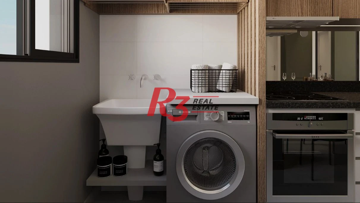 Apartamento com 1 dormitório à venda, 33 m² por R$ 290.000 - Macuco - Santos/SP