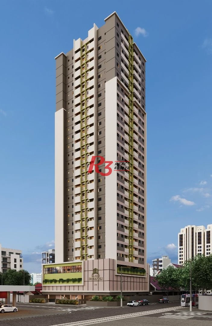Apartamento com 1 dormitório à venda, 33 m² por R$ 290.000 - Macuco - Santos/SP