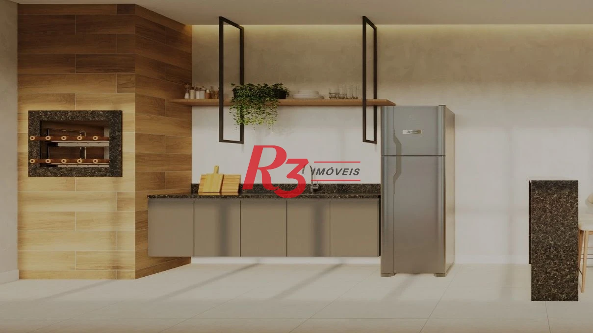 Apartamento com 1 dormitório à venda, 33 m² por R$ 290.000 - Macuco - Santos/SP