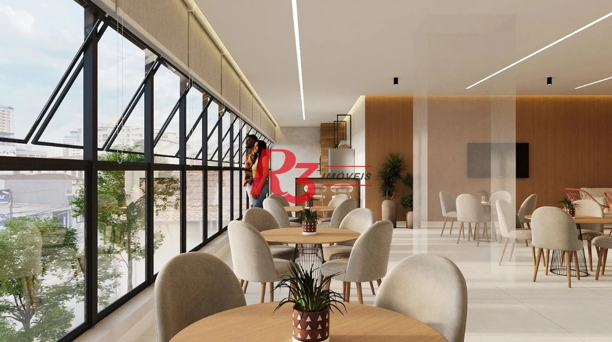 Apartamento com 1 dormitório à venda, 33 m² por R$ 290.000 - Macuco - Santos/SP